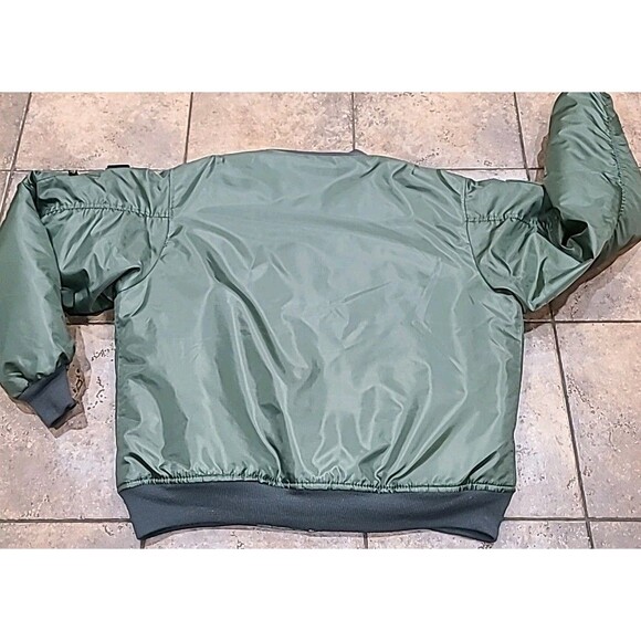 NWOT ROTHCO Military Sage Green Reversible AF MA-1 Bomber Flight Jacket Men 2XL - Picture 8 of 10